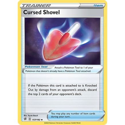 Cursed Shovel 157/192 - SWSH02 Rebel Clash Reverse Holofoil
