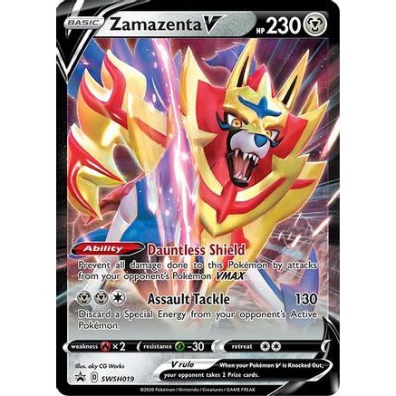 Zamazenta V - SWSH019 SWSH019/307 - SWSH Sword & Shield Promo Cards Holofoil