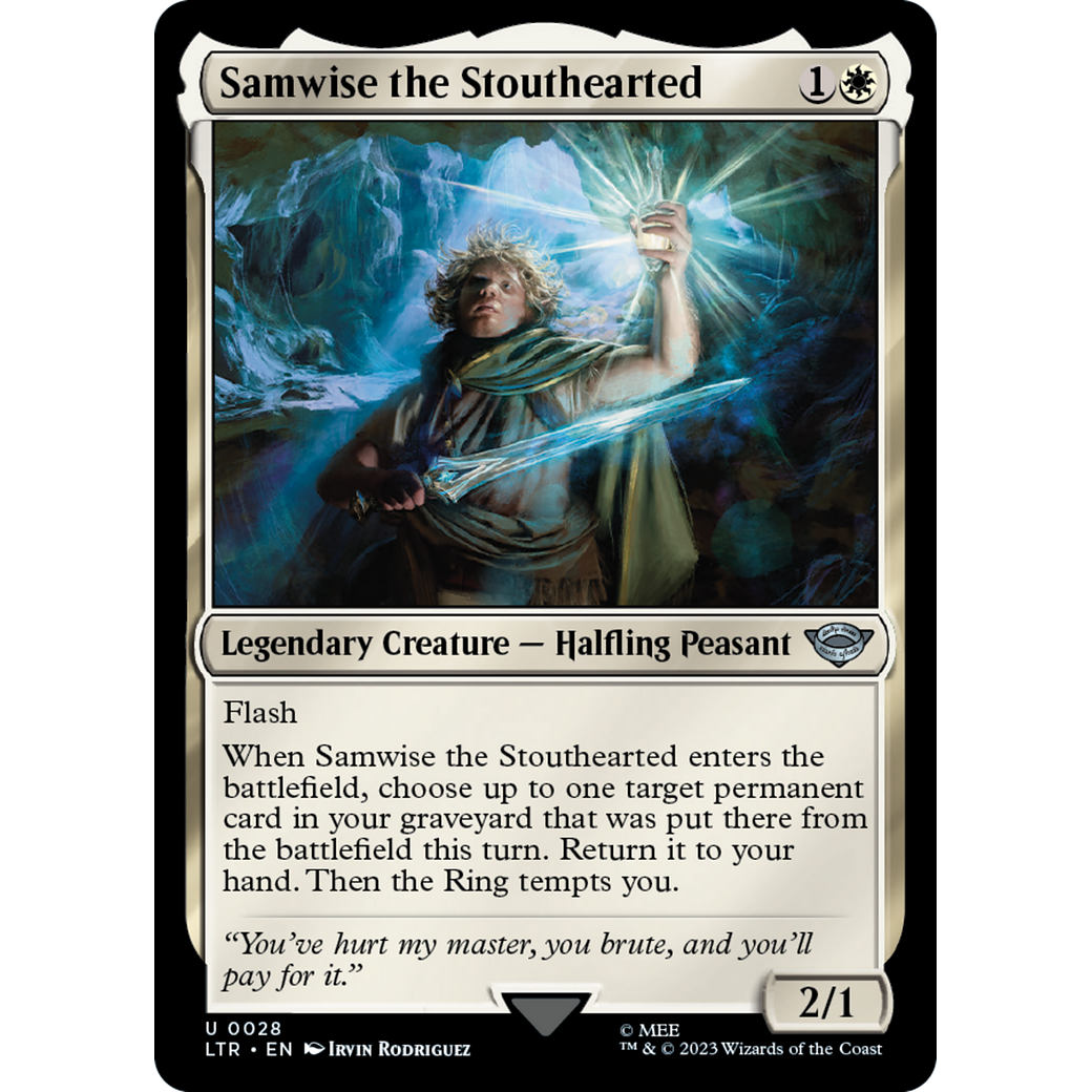 Samwise the Stouthearted (LTR-028) - The Lord of the Rings: Tales of Middle-earth Foil