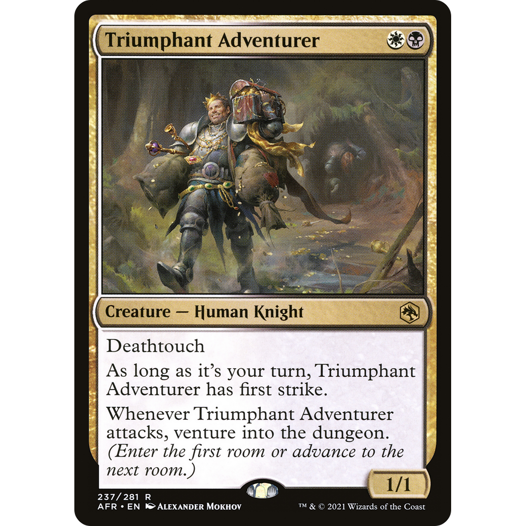 Triumphant Adventurer (AFR-237) - Adventures in the Forgotten Realms