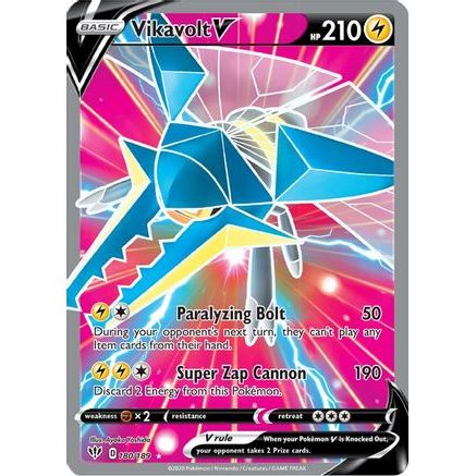 Vikavolt V (Full Art) 180/189 - SWSH03 Darkness Ablaze Holofoil