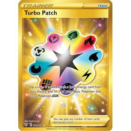 Turbo Patch (Secret) 200/189 - SWSH03 Darkness Ablaze Holofoil