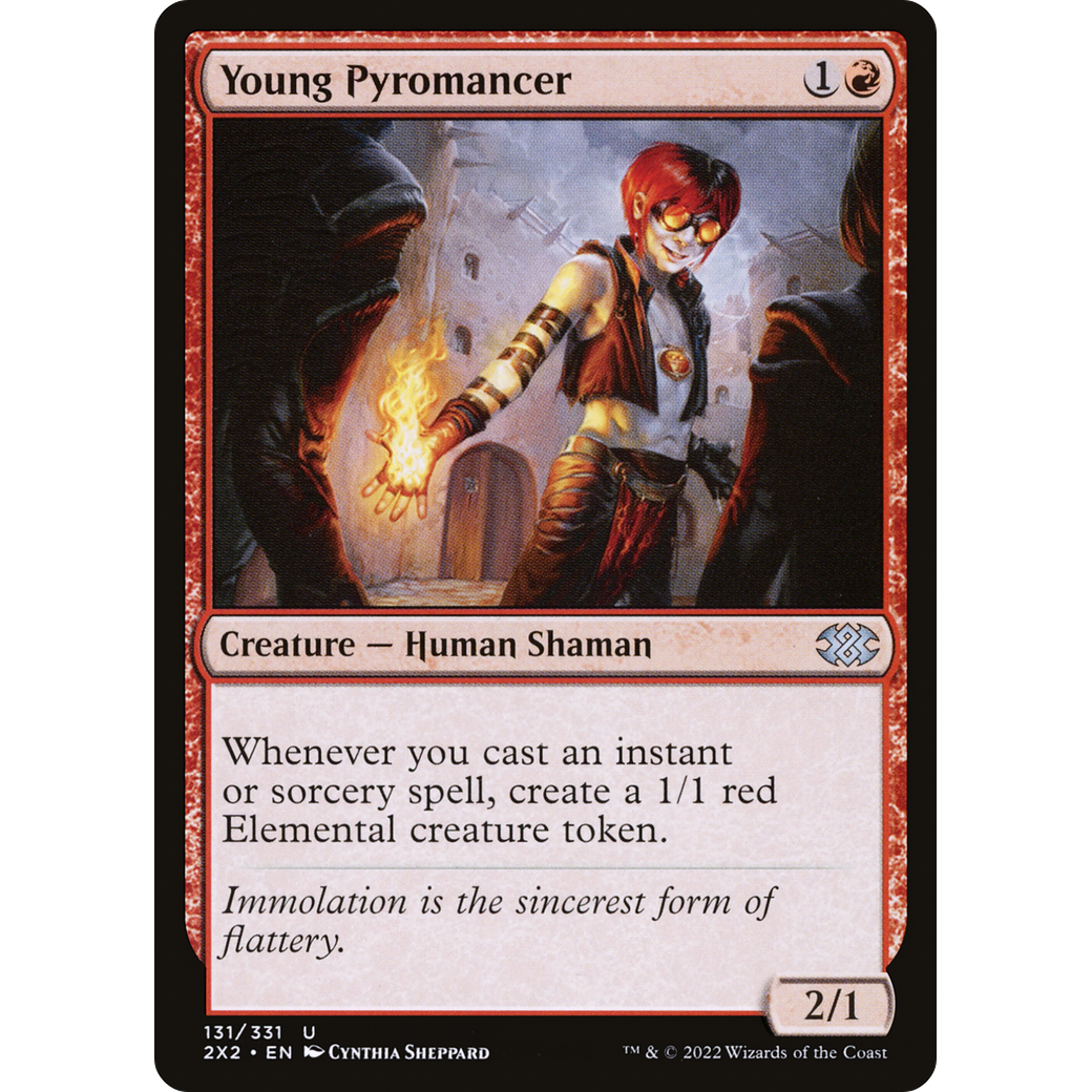 Young Pyromancer (2X2-131) - Double Masters 2022 Foil