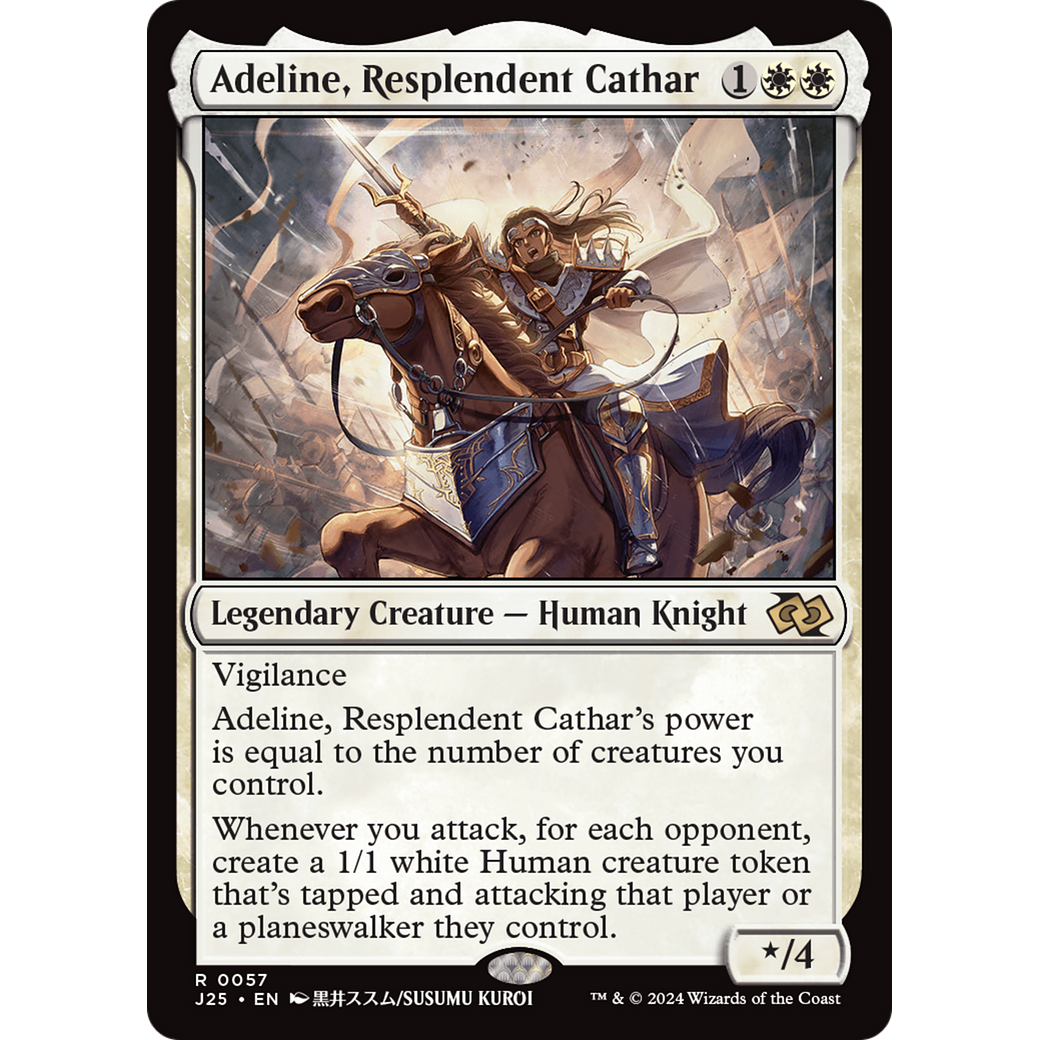 Adeline, Resplendent Cathar (J25-057) - Foundations Jumpstart