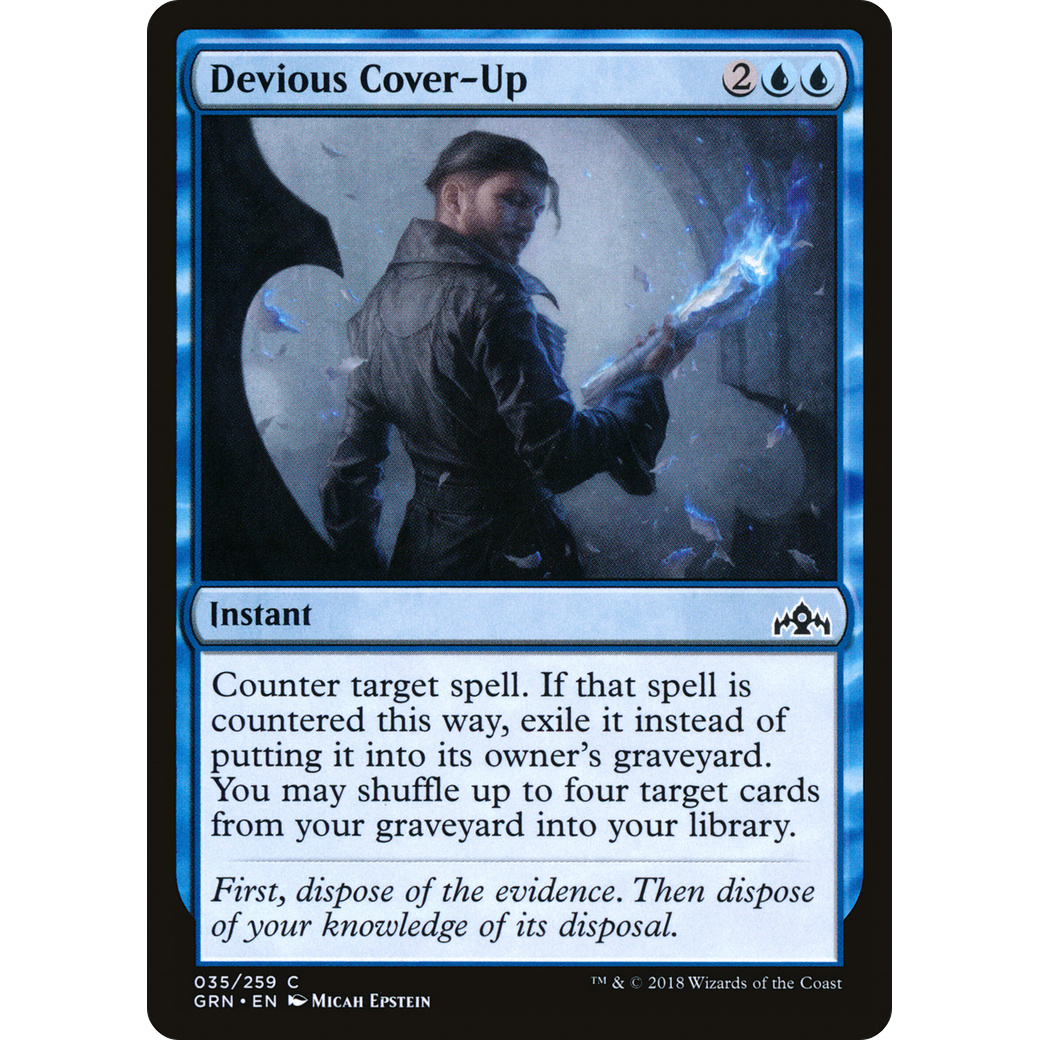 Devious Cover-Up (GRN-035) - Guilds of Ravnica