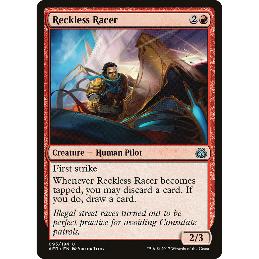 Reckless Racer (AER-095) - Aether Revolt Foil