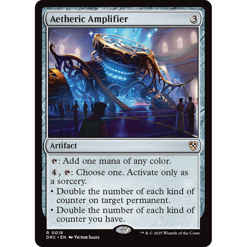 Aetheric Amplifier (DRC-018) - Commander: Aetherdrift Foil