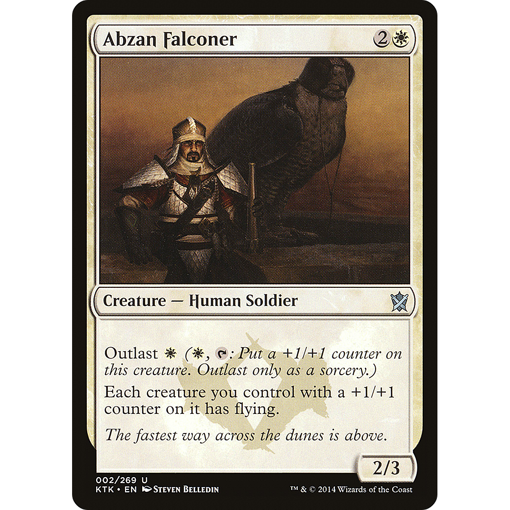 Abzan Falconer (KTK-002) - Khans of Tarkir