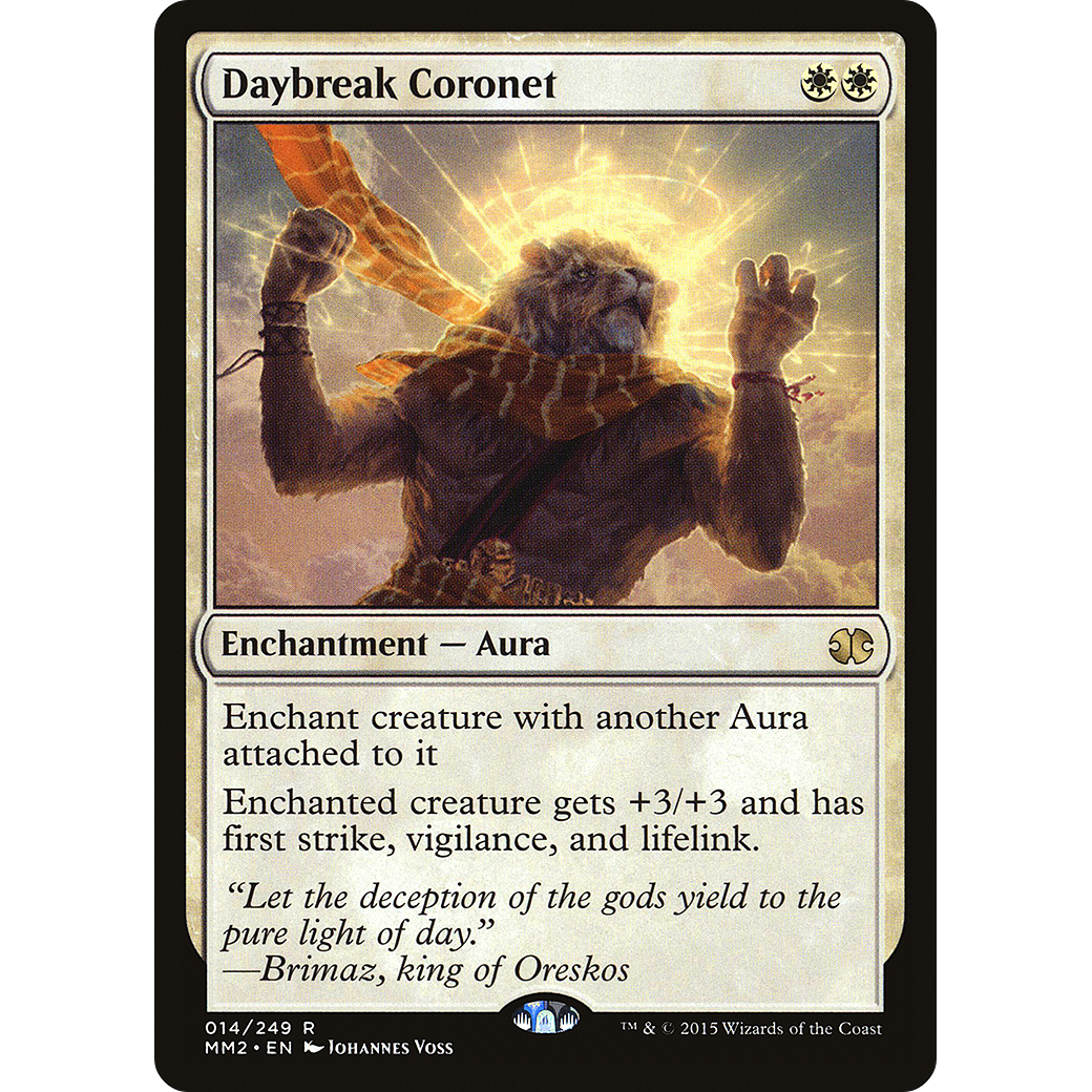 Daybreak Coronet (MM2-014) - Modern Masters 2015 Foil