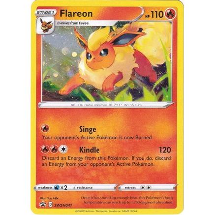 Flareon - SWSH041 SWSH041/307 - SWSH Sword & Shield Promo Cards Holofoil
