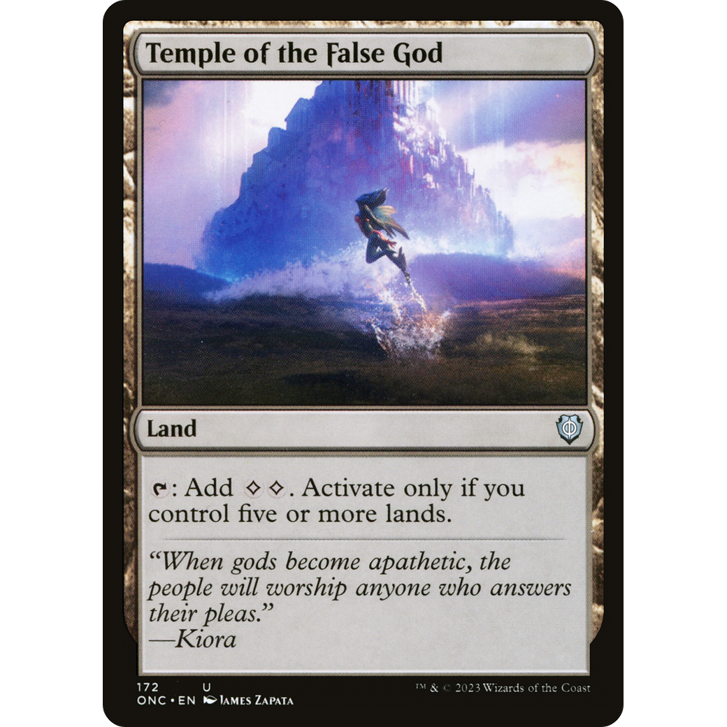 Temple of the False God (ONC-172) - Phyrexia: All Will Be One Commander