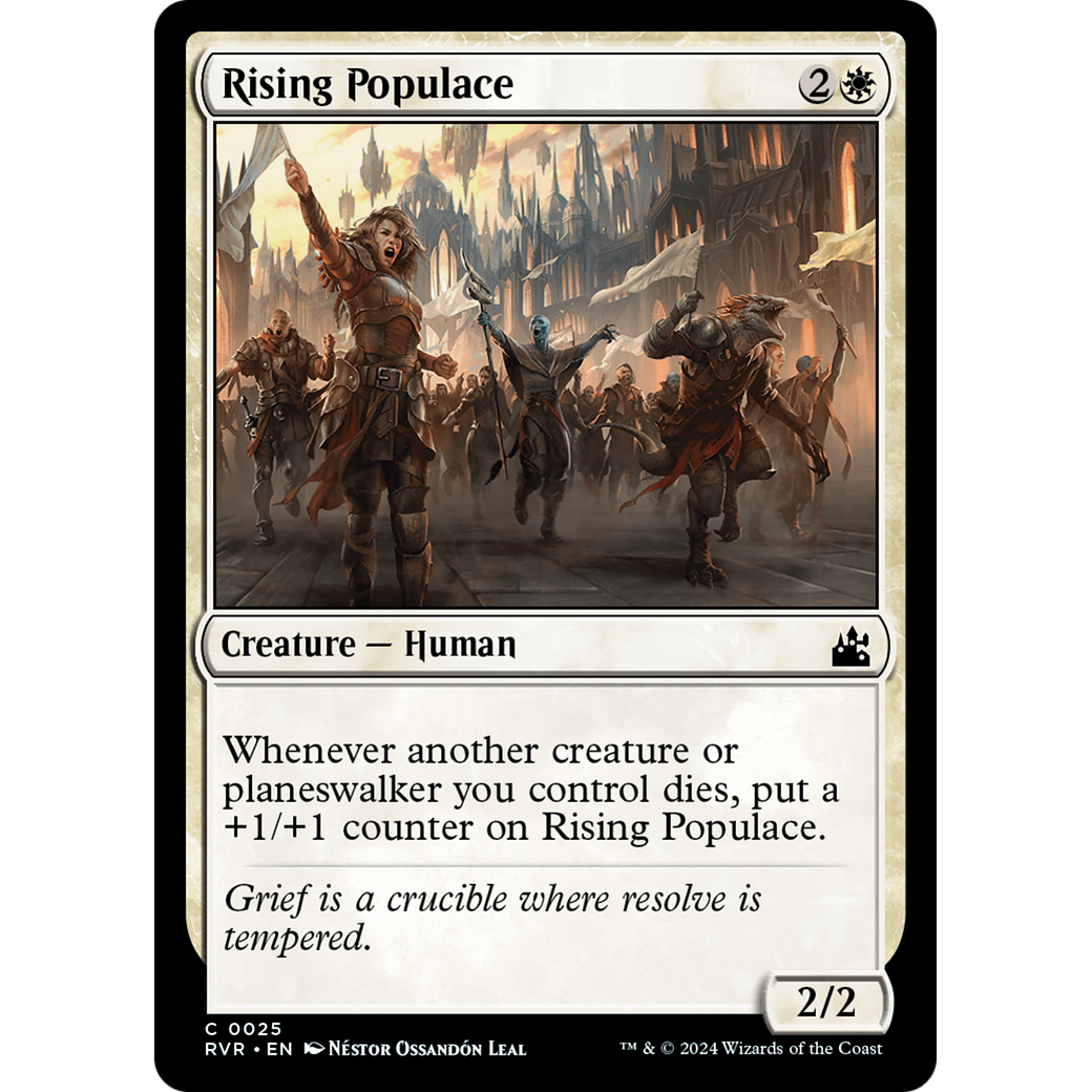 Rising Populace (RVR-025) - Ravnica Remastered