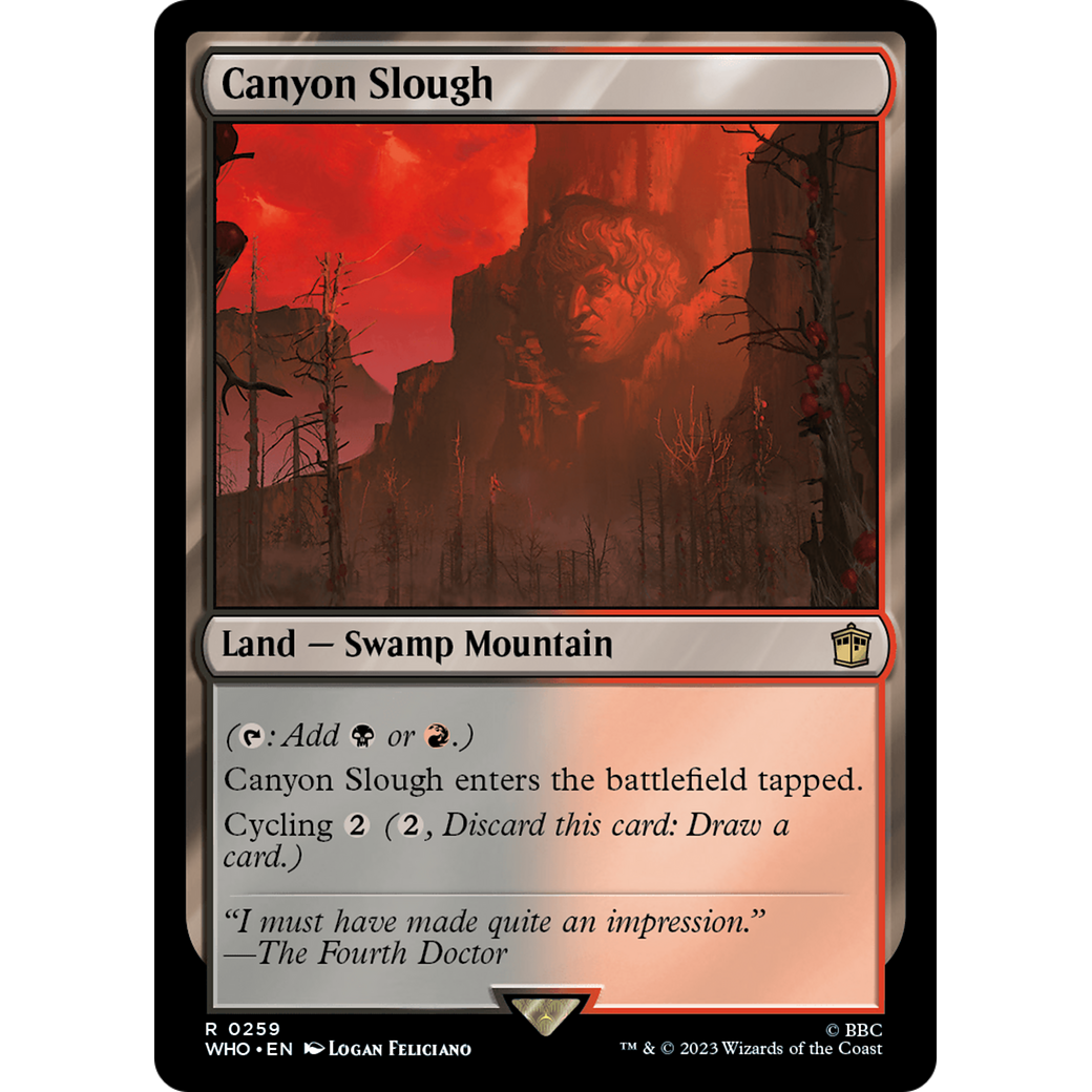Canyon Slough (WHO-259) - Doctor Who Foil