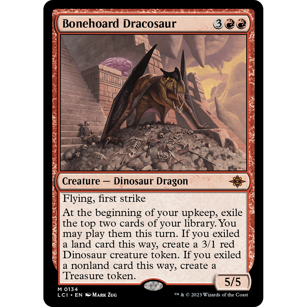 Bonehoard Dracosaur (LCI-134) - The Lost Caverns of Ixalan
