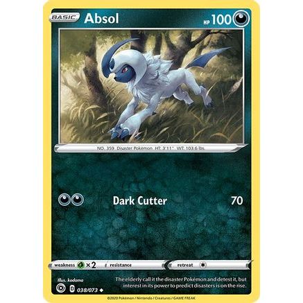 Absol 38/73 - Champions Path Reverse Holofoil