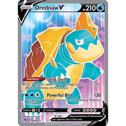 Drednaw V (Full Art) 69/73 - Champions Path Holofoil