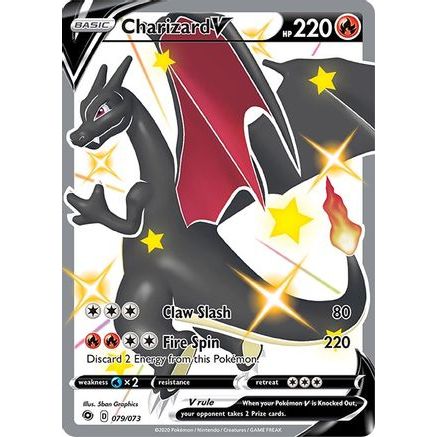 Charizard V (Secret) 79/73 - Champions Path Holofoil