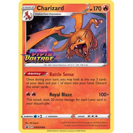 Charizard - SWSH066 (Prerelease) SWSH066/307 - SWSH Sword & Shield Promo Cards Holofoil