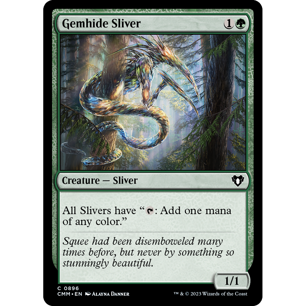 Gemhide Sliver (CMM-896) - Commander Masters