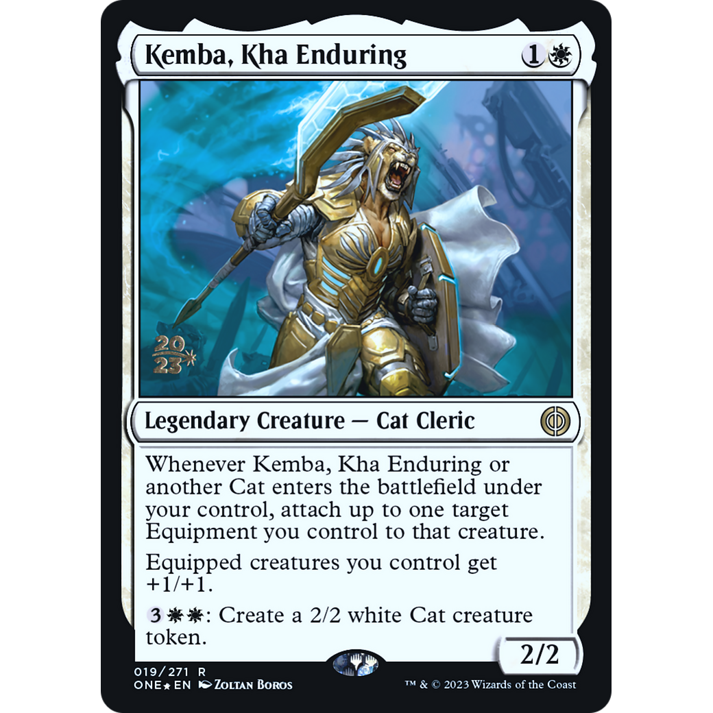 Kemba, Kha Enduring (PRE-19S) - Phyrexia: All Will Be One Promos Foil