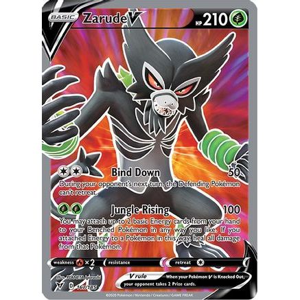 Zarude V (Full Art) 167/185 - SWSH04 Vivid Voltage Holofoil