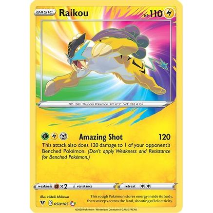 Raikou 50/185 - SWSH04 Vivid Voltage Holofoil