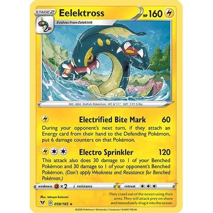 Eelektross 59/185 - SWSH04 Vivid Voltage Reverse Holofoil