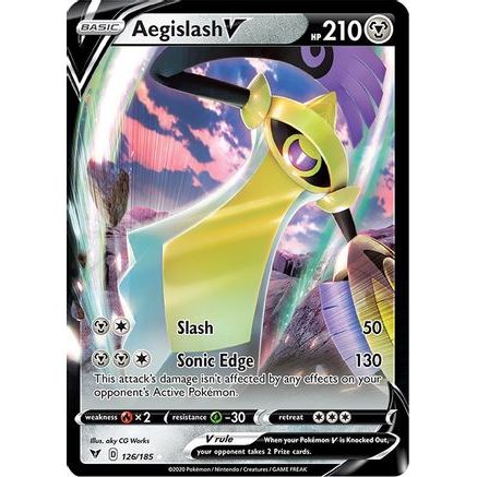 Aegislash V 126/185 - SWSH04 Vivid Voltage Holofoil