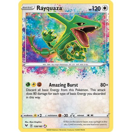 Rayquaza 138/185 - SWSH04 Vivid Voltage Holofoil