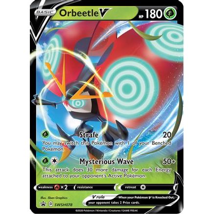 Orbeetle V - SWSH078 SWSH078/307 - SWSH Sword & Shield Promo Cards Holofoil