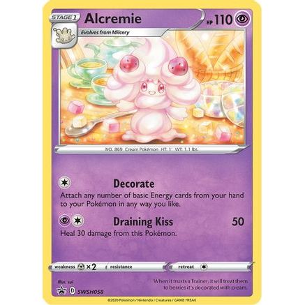 Alcremie - SWSH058 SWSH058/307 - SWSH Sword & Shield Promo Cards Holofoil