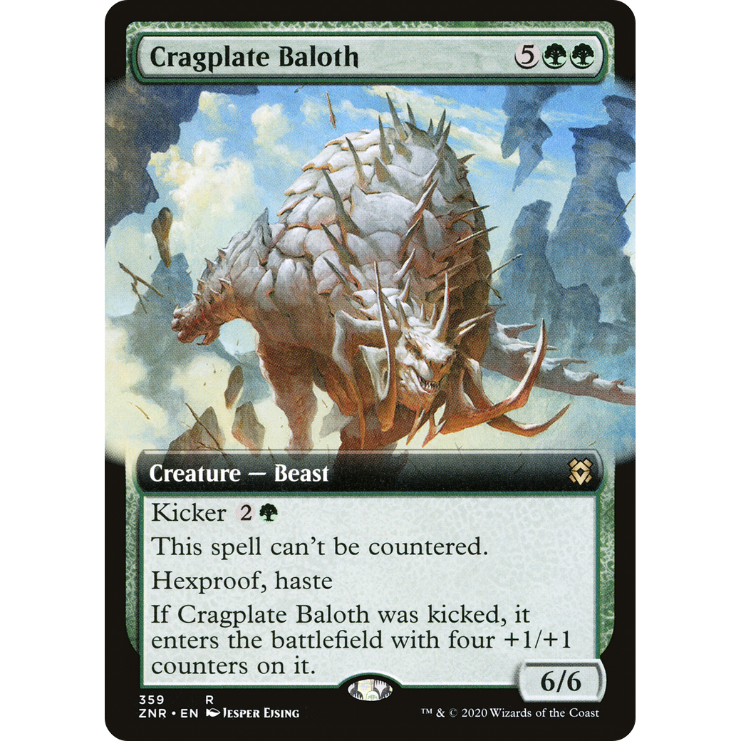 Cragplate Baloth (Extended Art) (ZNR-359) - Zendikar Rising: (Extended Art) Foil
