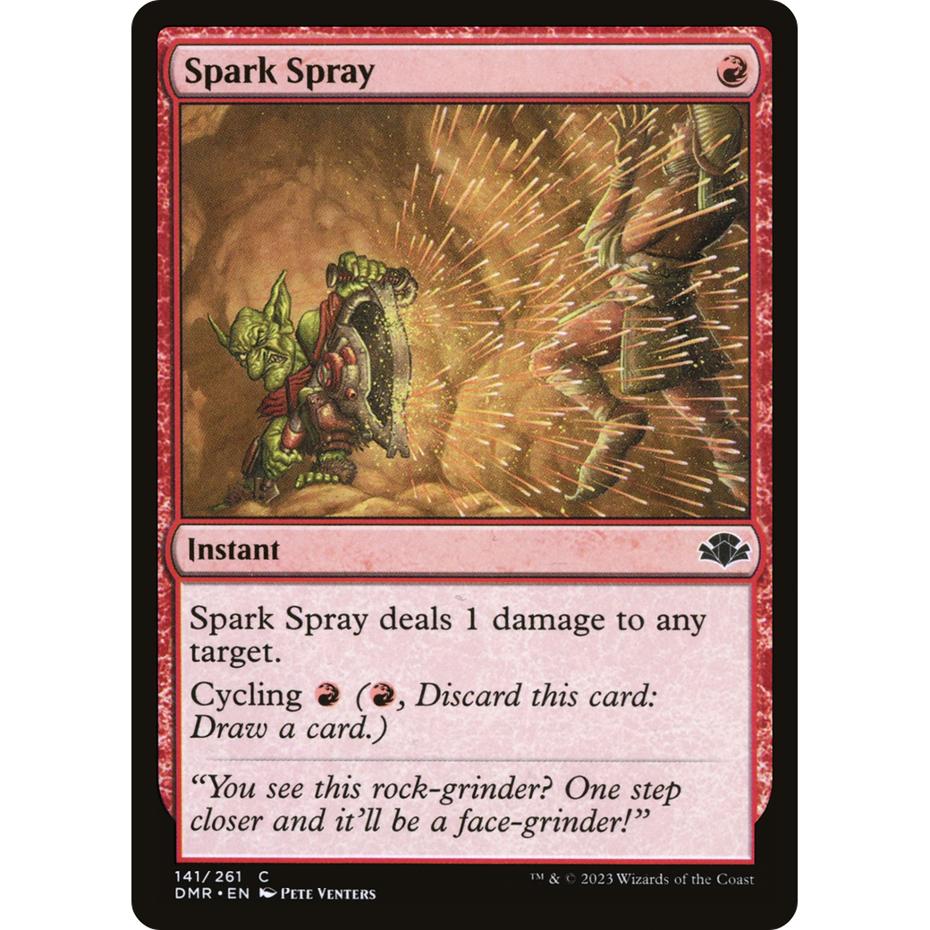 Spark Spray (DMR-141) - Dominaria Remastered Foil