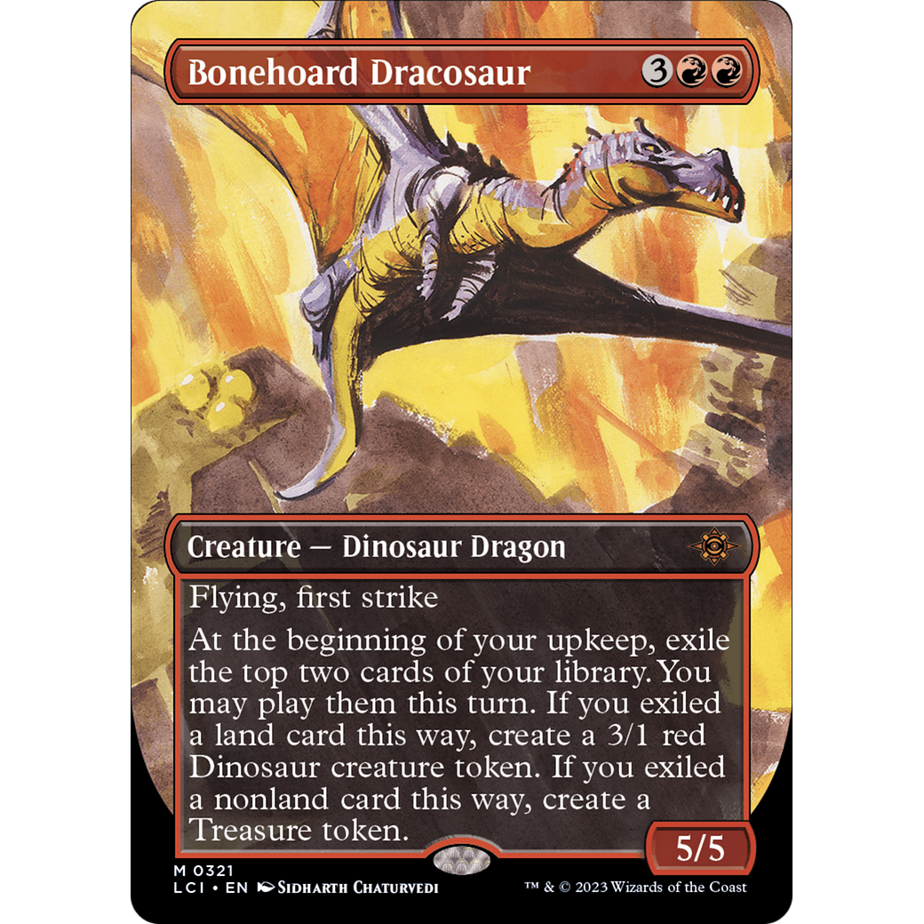 Bonehoard Dracosaur (LCI-321) - The Lost Caverns of Ixalan (Borderless)