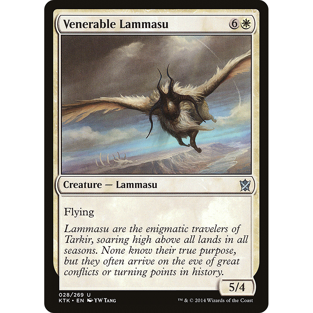 Venerable Lammasu (KTK-028) - Khans of Tarkir Foil