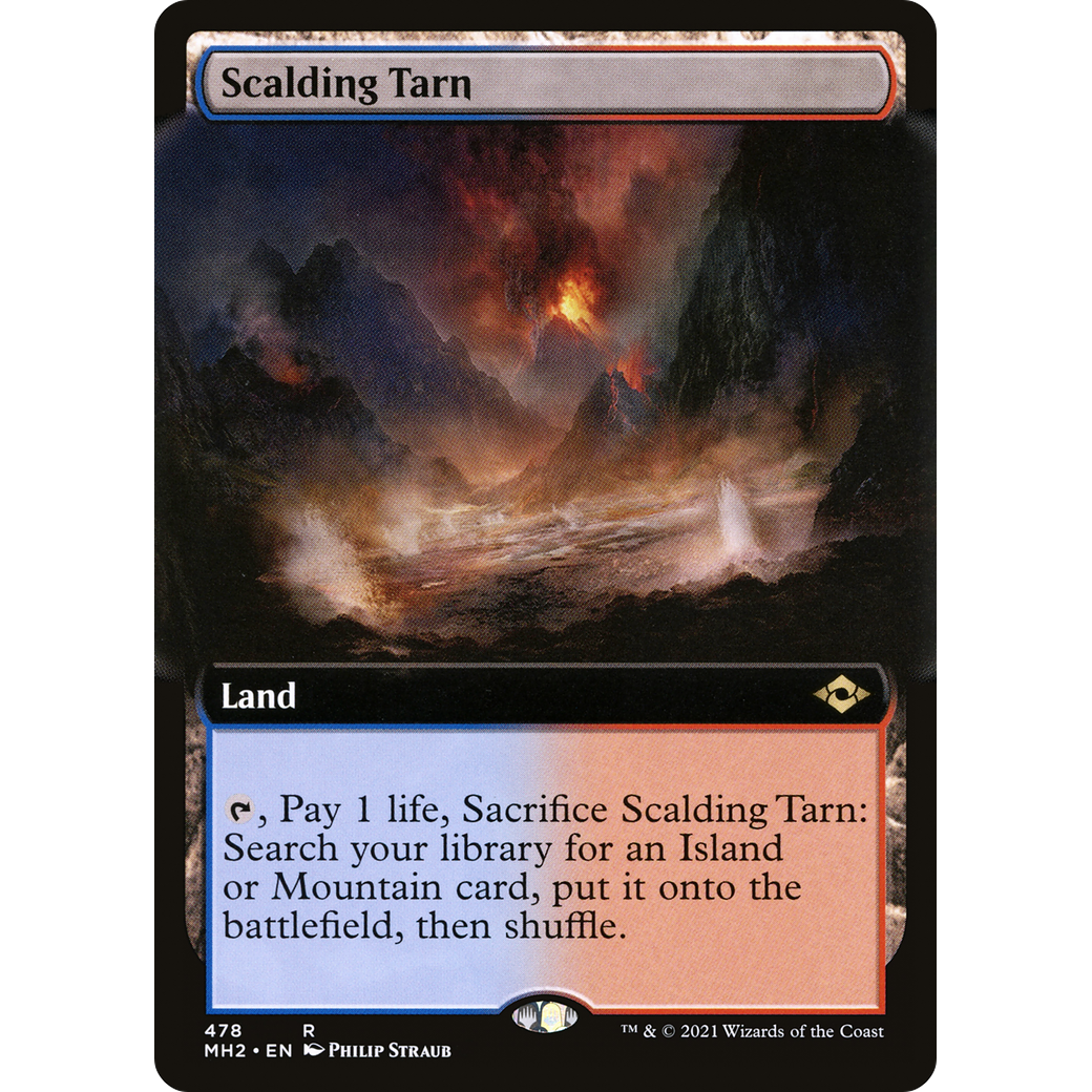 Scalding Tarn (Extended Art) (MH2-478) - Modern Horizons 2: (Extended Art)