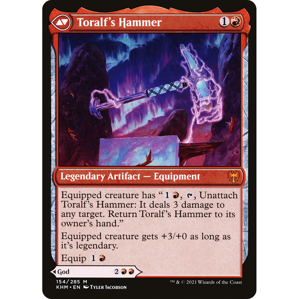 Toralf, God of Fury (KHM-154) - Kaldheim Foil