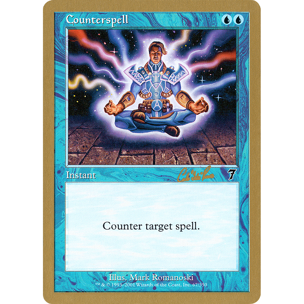 Counterspell - 2002 Carlos Romao (7ED) (WCD-) - World Championship Decks 2002