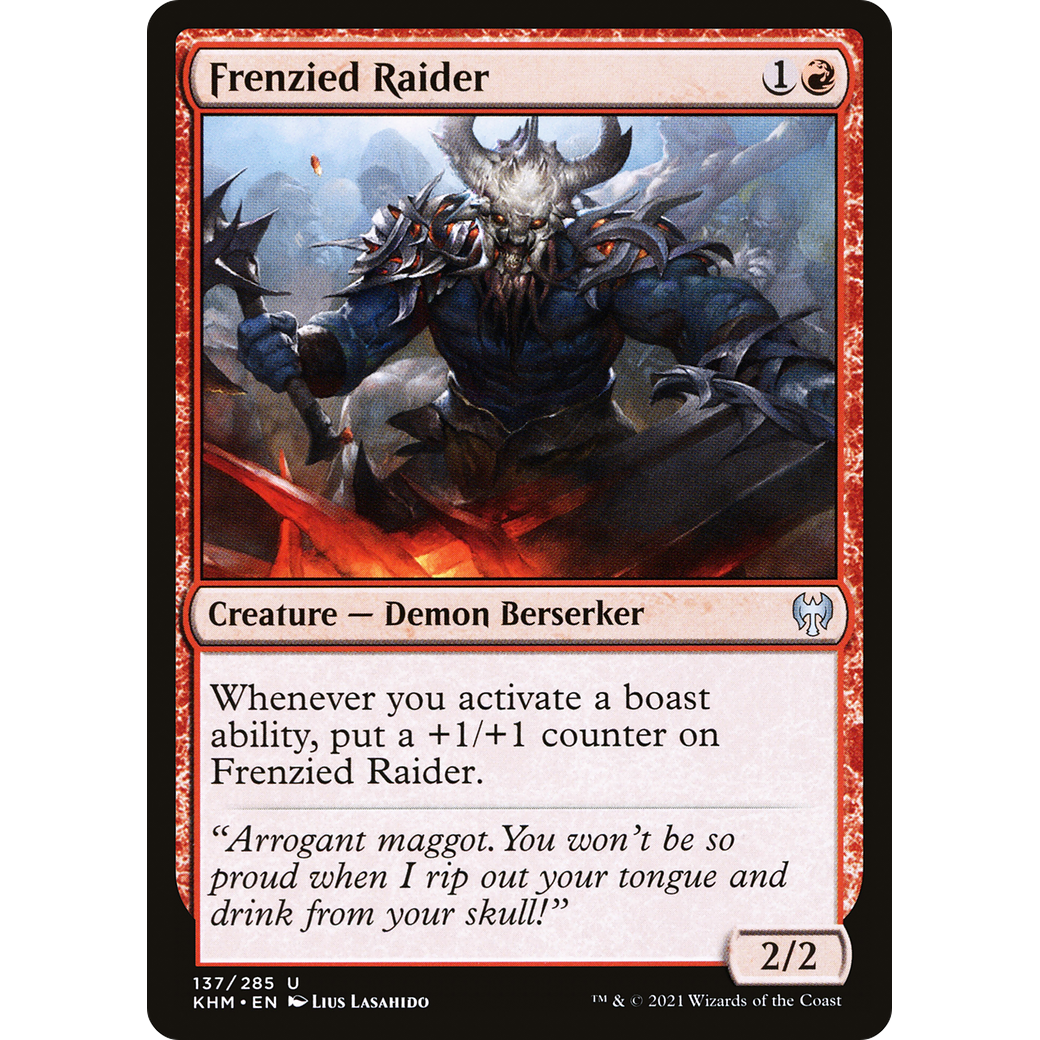 Frenzied Raider (KHM-137) - Kaldheim Foil