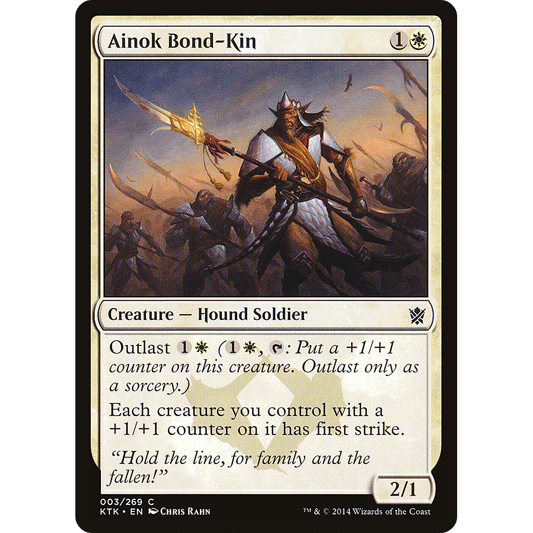 Ainok Bond-Kin (KTK-003) - Khans of Tarkir