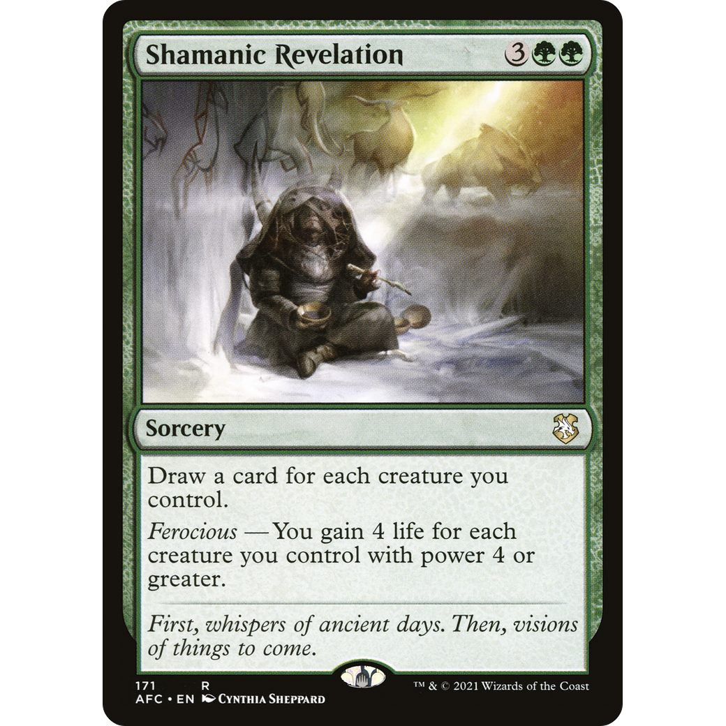 Shamanic Revelation (AFC-171) - Forgotten Realms Commander
