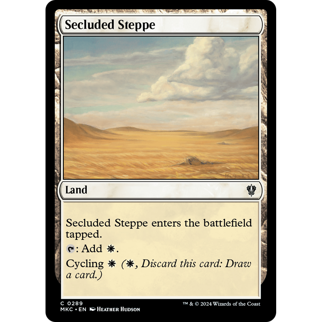 Secluded Steppe (MKC-289) - Murders at Karlov Manor Commander