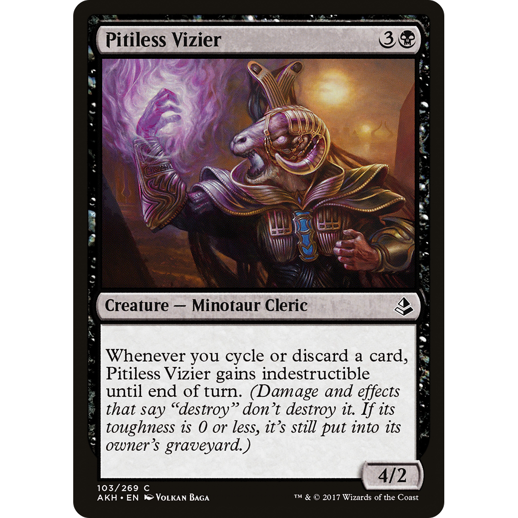 Pitiless Vizier (AKH-103) - Amonkhet