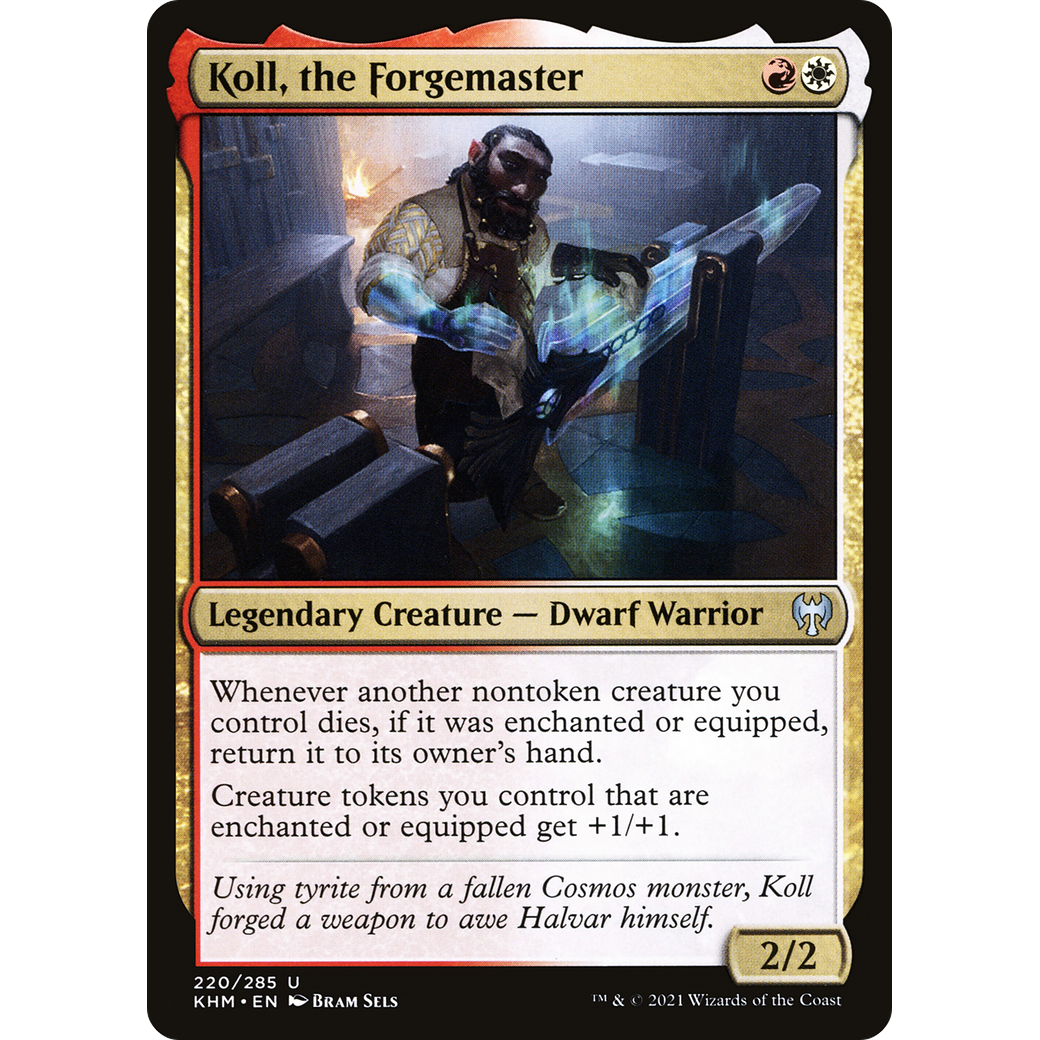 Koll, the Forgemaster (KHM-220) - Kaldheim Foil