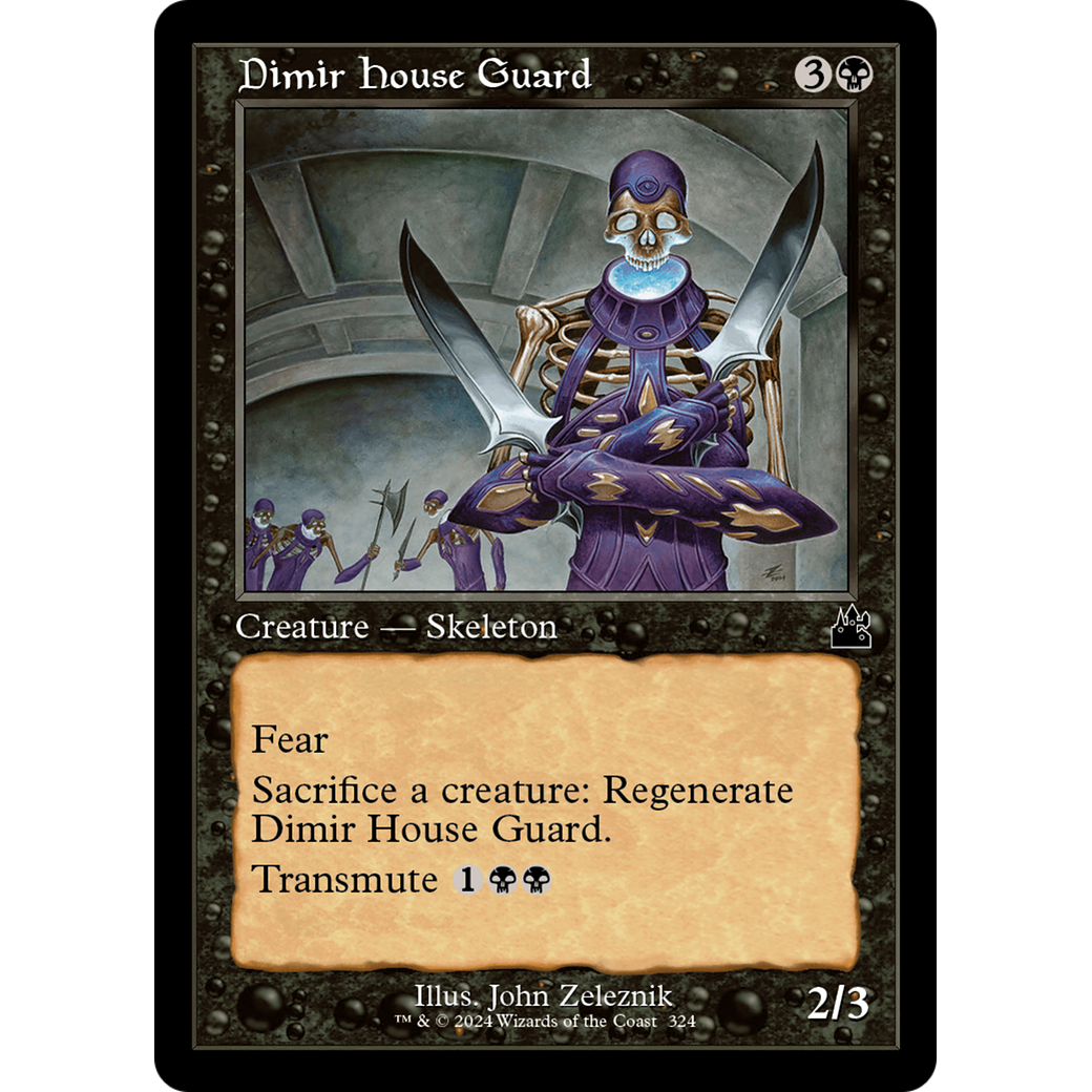 Dimir House Guard (RVR-324) - Ravnica Remastered Foil
