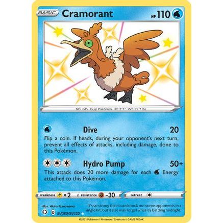 Cramorant SV030/122 - Shining Fates Shiny Vault Holofoil