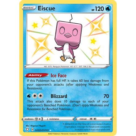 Eiscue SV035/122 - Shining Fates Shiny Vault Holofoil