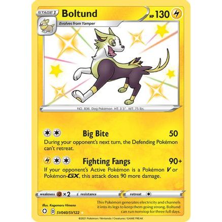 Boltund SV040/122 - Shining Fates Shiny Vault Holofoil