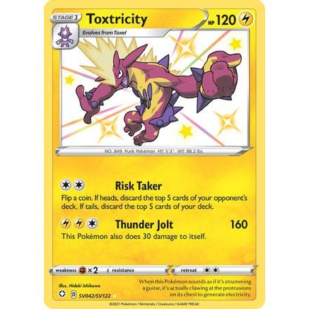 Toxtricity SV042/122 - Shining Fates Shiny Vault Holofoil