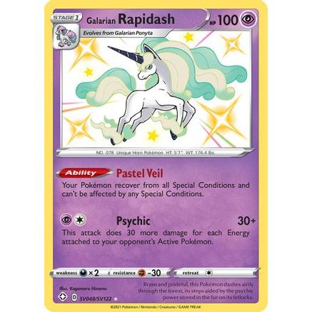 Galarian Rapidash SV048/122 - Shining Fates Shiny Vault Holofoil